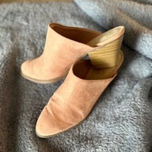 Old Navy Mule Booties Womens size 7 Dusty Pink